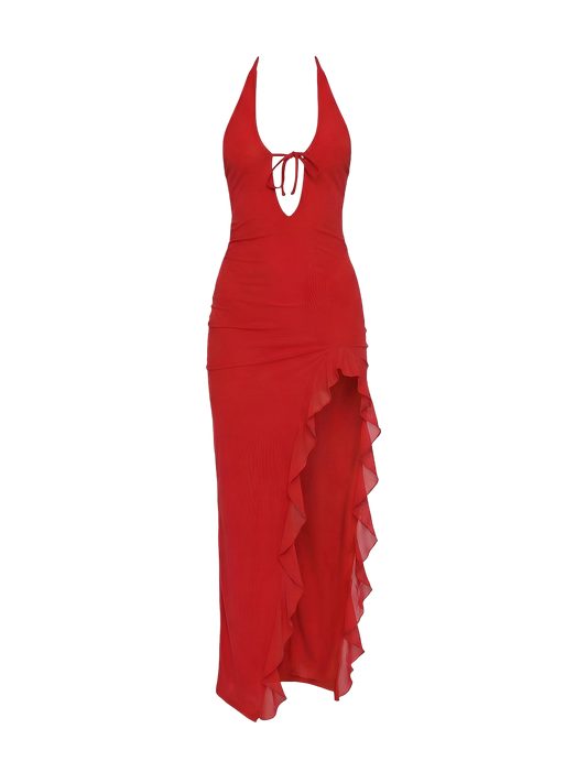 Raven–Side Slit Elegance