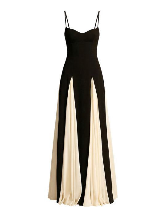 Dana-Elegant Draped Dress - Vessita