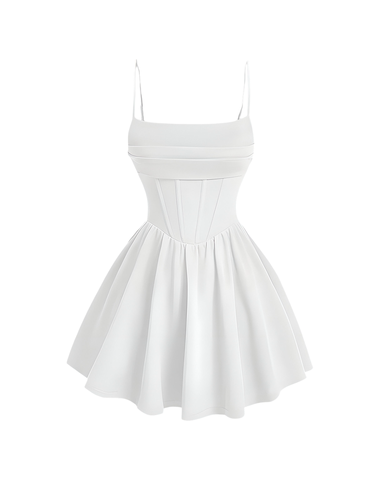 Noura-Corset Mini Dress - Vessita