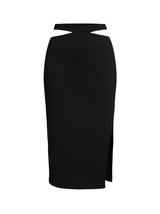 Veya–Sculpt Cut Skirt - Vessita