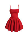 Noura-Corset Mini Dress - Vessita