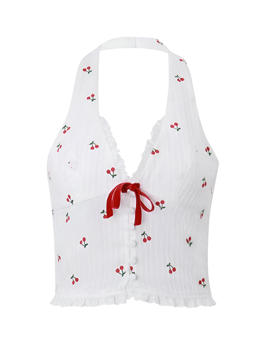 Mila-Cherry Halter