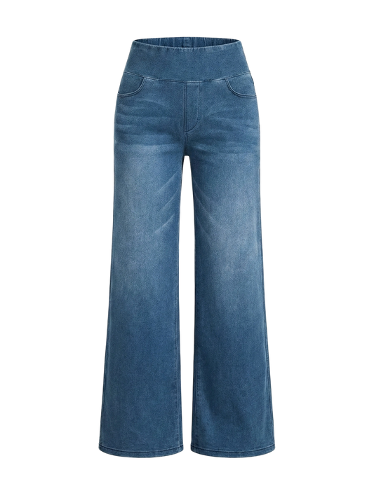 Nora-Luxe Wide Jeans