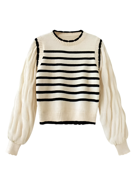 Lila-Stripe Knit