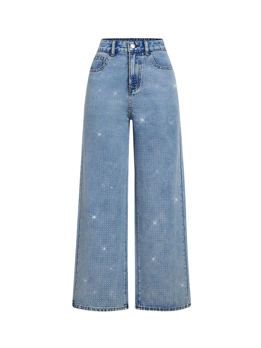 Lia-Glow Wide Jeans