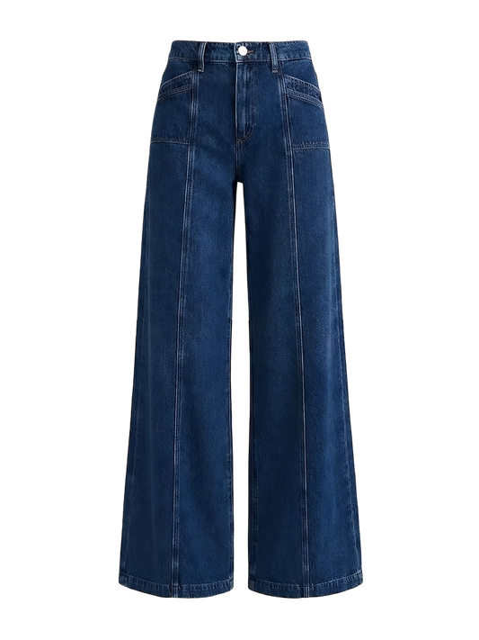 Luna-Wide Denim Pants