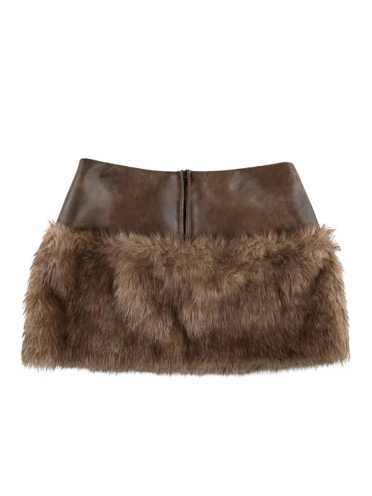 Nola-Luxe Fur Skirt