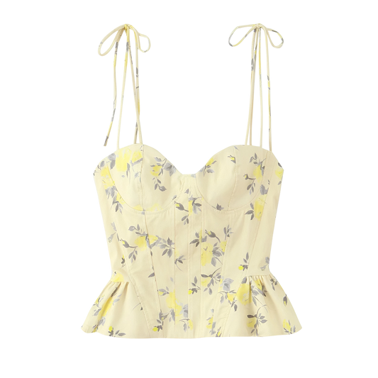 Lila-Flower Corset