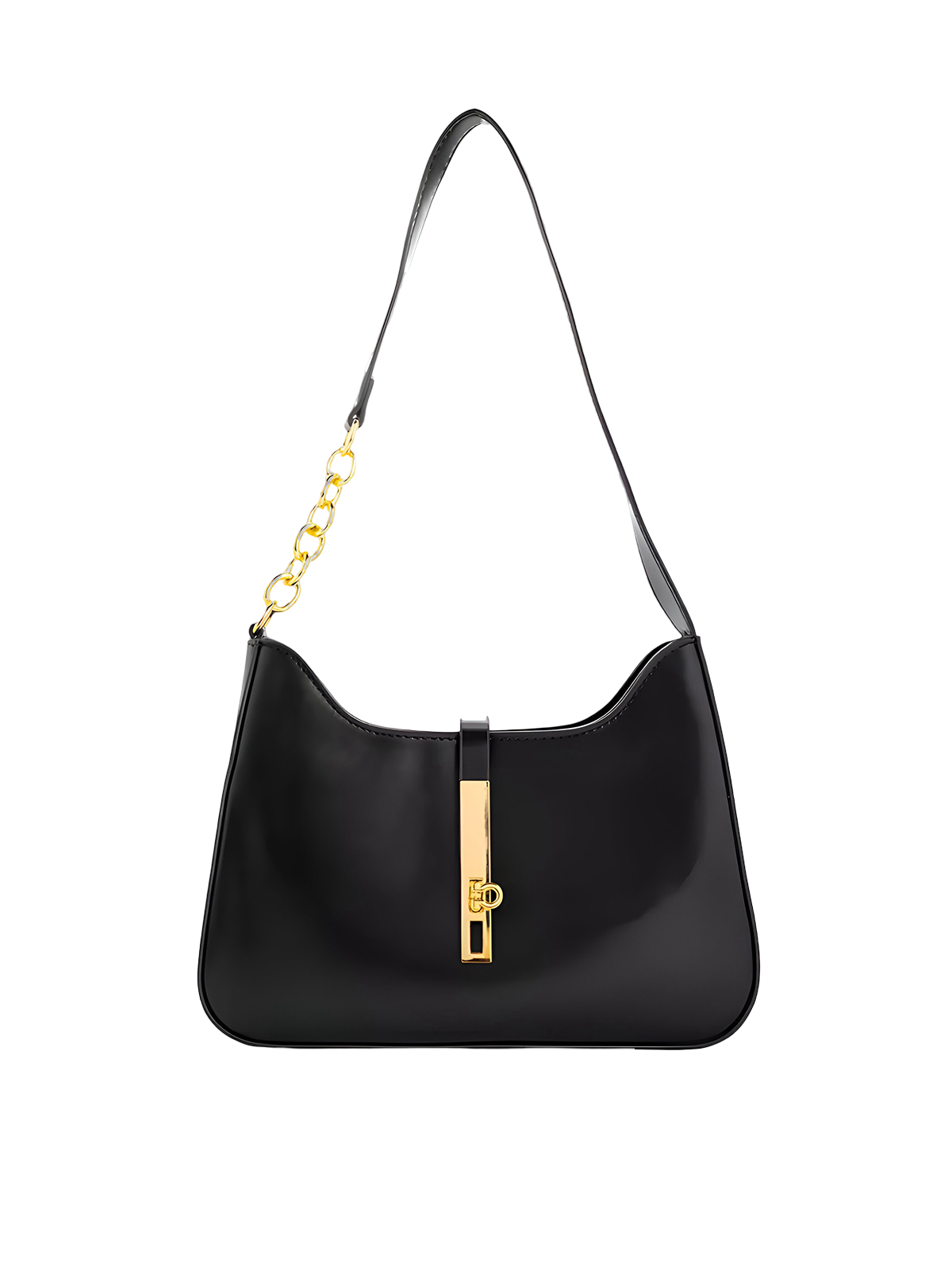 Zoe-Luxe Lock Mini Bag - Vessita