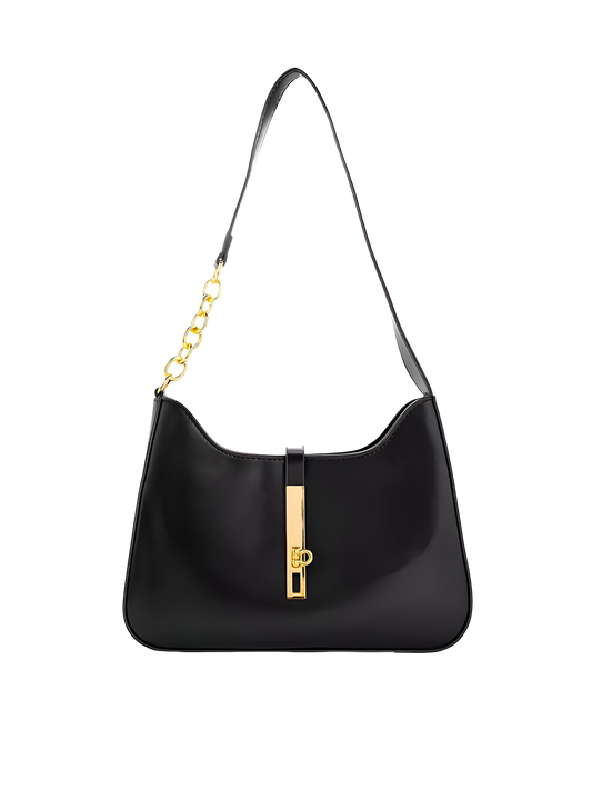 Zoe-Luxe Lock Mini Bag - Vessita